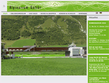 Tablet Screenshot of alpinarium.at
